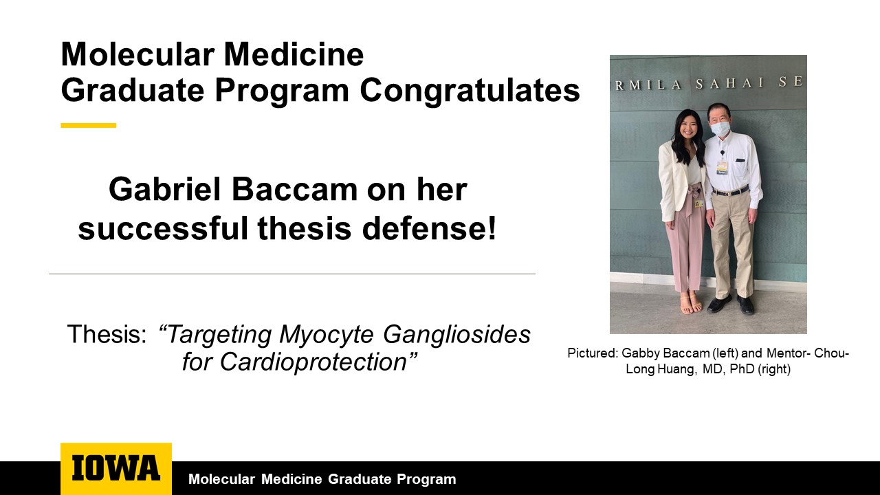 Congrats Thesis Gabby