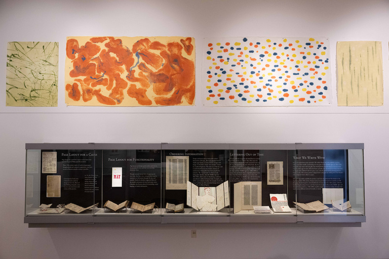Making the Book Past and Present Exhibit