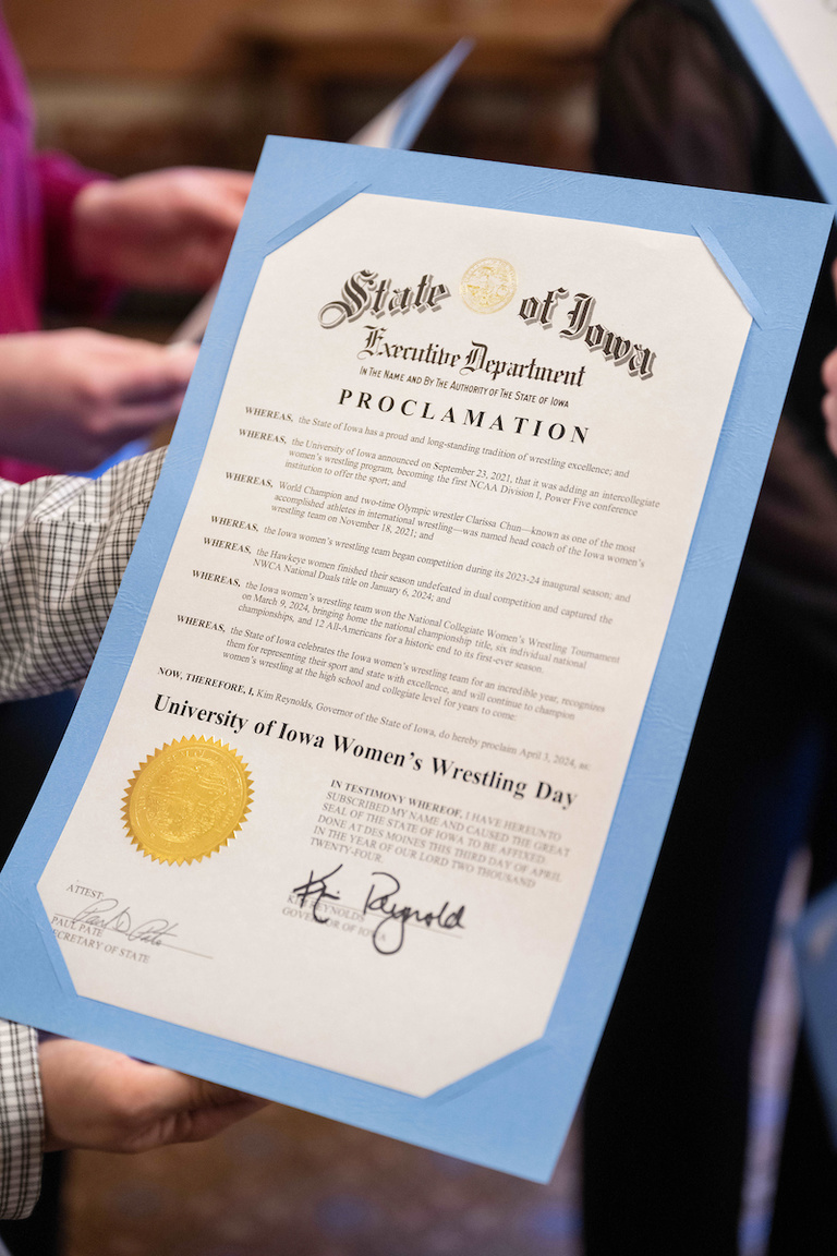 Womens Wrestling Proclamations