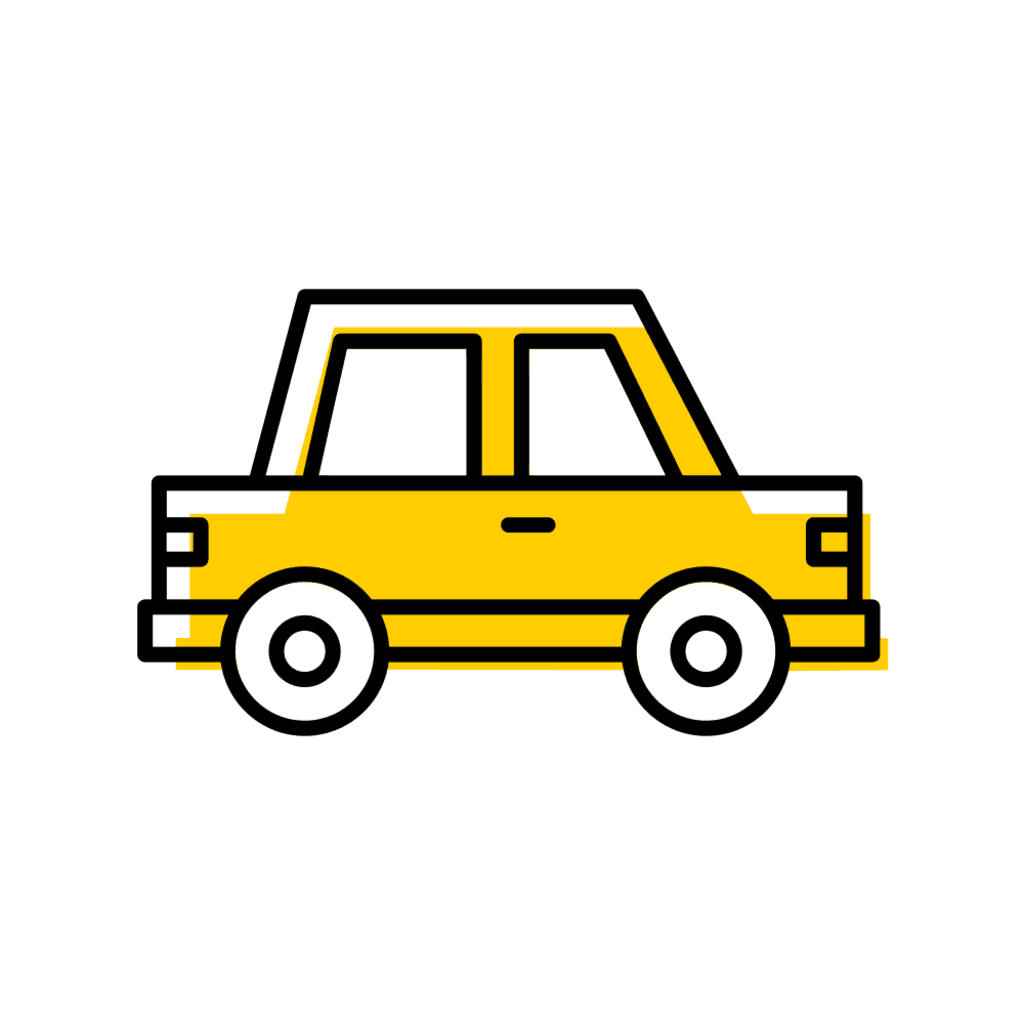 car-side-two-color-square