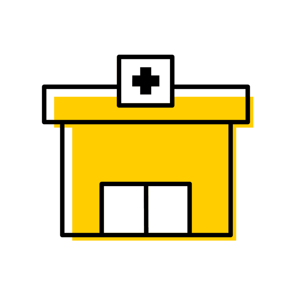 clinic-two-color-square