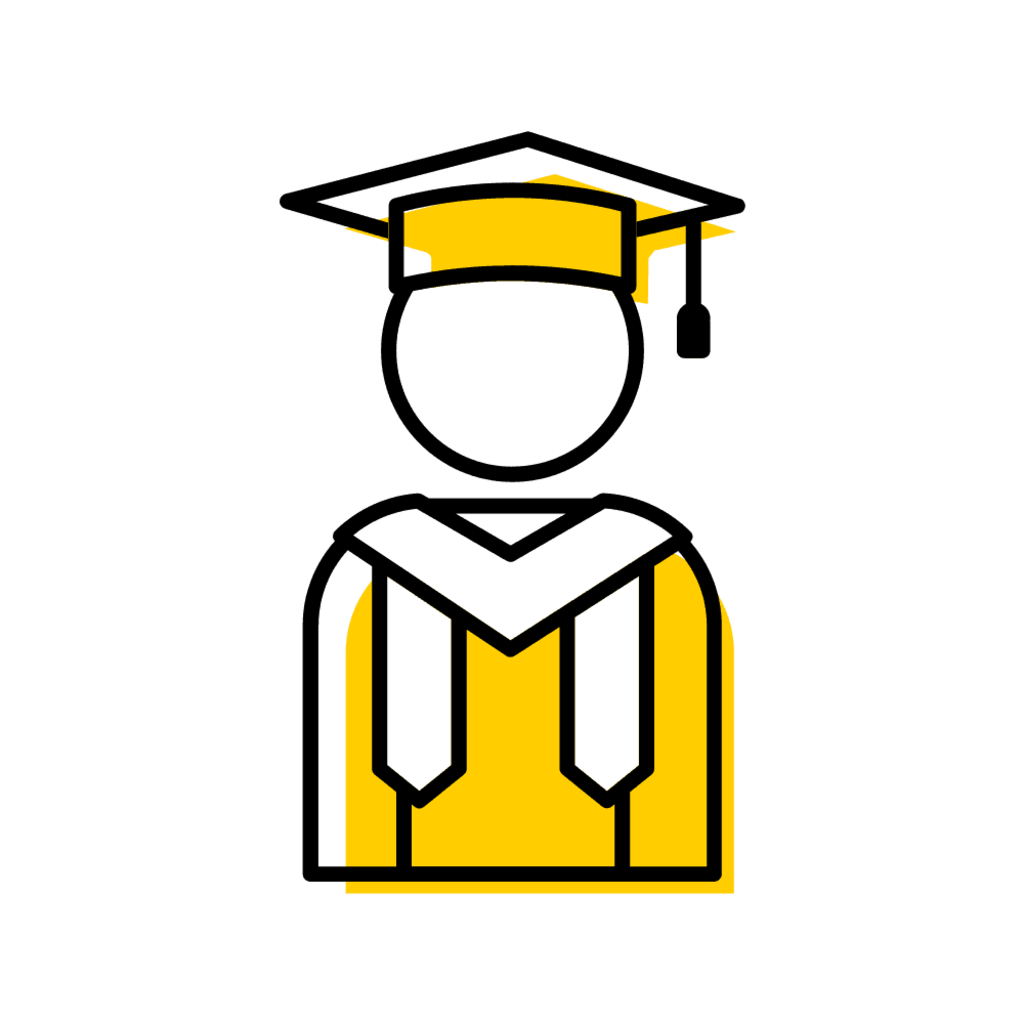 graduate-two-color-square