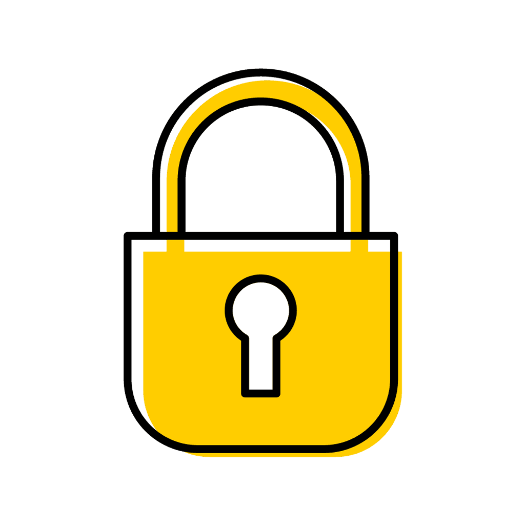 lock-two-color-square