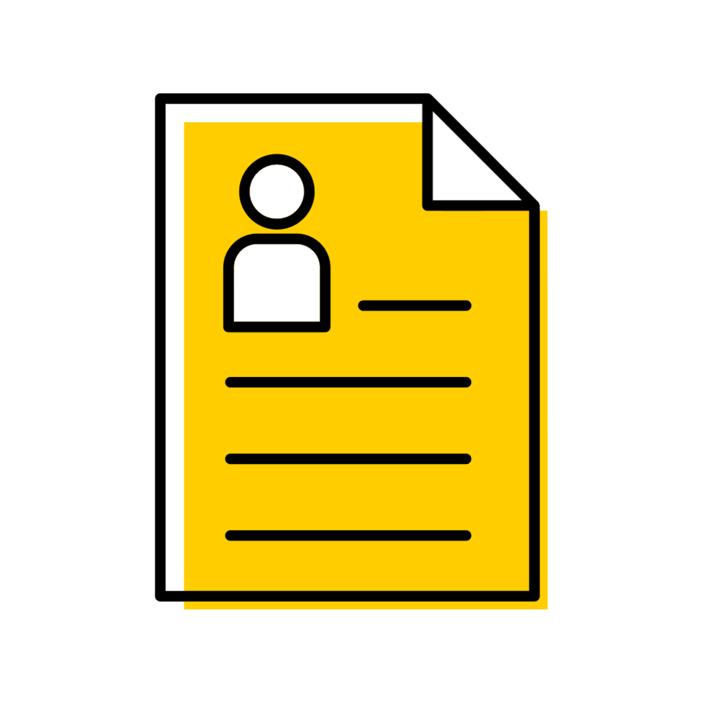 resume-two-color-square