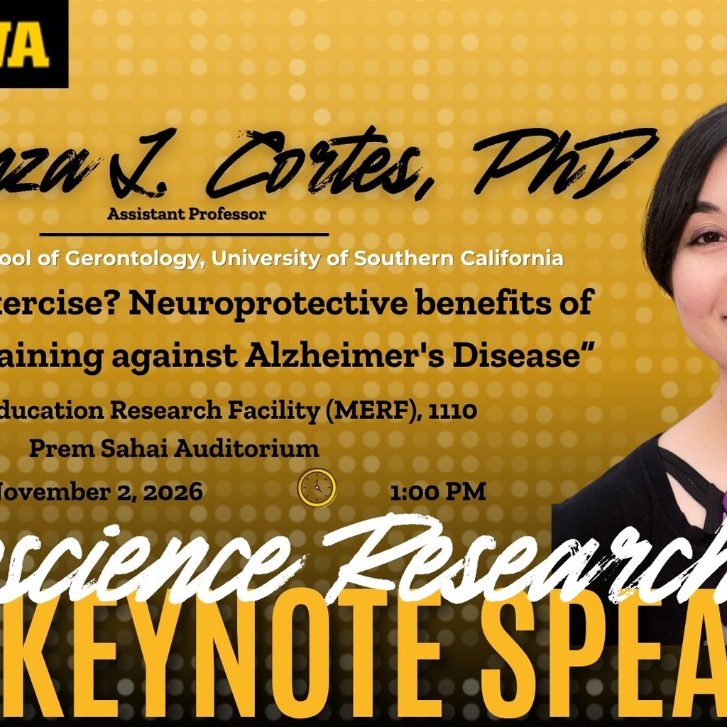 2026 Neuroscience Research Day Keynote Speaker: Constanza J. Cortes, PhD promotional image