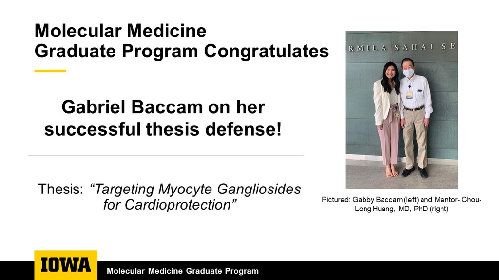 Congrats Thesis Gabby