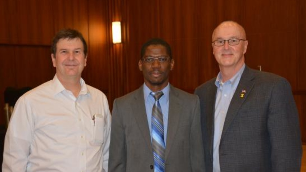Ernest Chivero Prof. Stapleton and Dean Keller (2).jpg