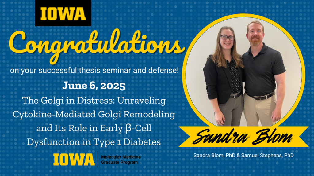 Sandra Blom Thesis Congrats